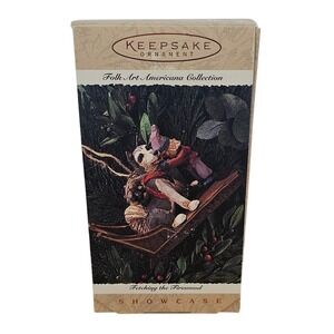 Hallmark Keepsake Showcase Folk Art Americana Collection Fetching The Firewood‎